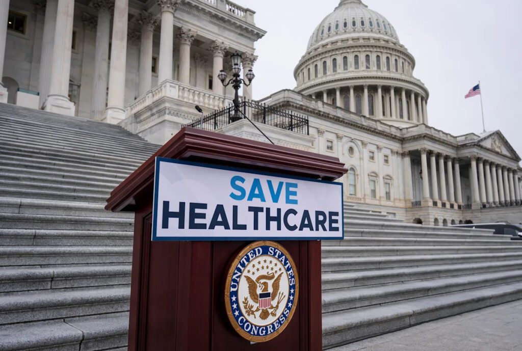 Health insurance hikes drive government shutdown concerns