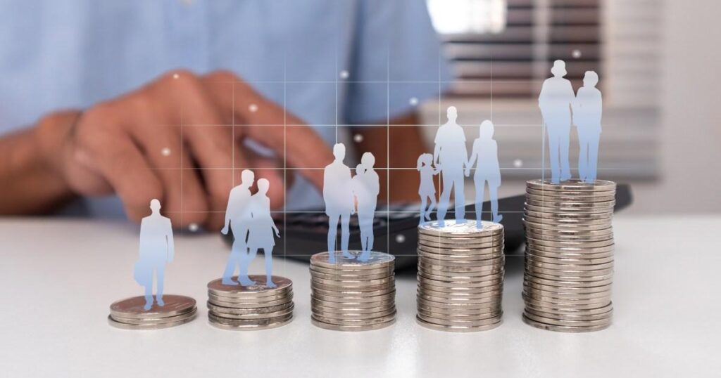 Savings trends among brits by age groups